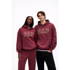 GAP Oversize mikina s kapucí Logo Heavyweight Červená XS Červená Červená