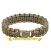 Náramok MIL-TEC SURVIVAL PARACORD 15 mm-coyote