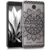 Silikónový obal Lenovo K6 – IMD – Aztec Flower čierna
