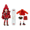 MGA Rainbow High Zimná fashion bábika Ruby Anderson červená