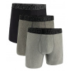 Under Armour Perf Tech 6in 3 Pack - Steel Full Heather/Castlerock Heather/Castlerock M