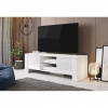 Cama Meble Tv stolík WEST, biely mat/biely lesk