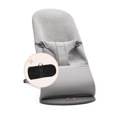 BabyBjorn Lehátko Balance Bliss 3D Jersey + transportná taška Varianta: Soft Collection Light Grey