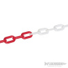 Plastic Chain Red/White - 6mm x 5m FIXMAN