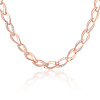JVD SVLN0205SH2RO42 - Rose gold strieborný náhrdelník so zirkónmi
