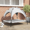 VidaXL pelech pre psa strieborné 90 cm x 81 cm