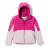 Columbia Powder Lite Novelty Hooded Jacket Dievčenská Bunda Farba: Wild Fuchsia, Aura, Veľkosť: XL 2009961665