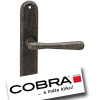COBRA ELEGANT RUSTIKAL Povrch: K - kované kovanie, Rozteč: 90 mm, Prevedenie: PZ RE (kľučka pravá/guľa)