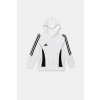 Detská mikina adidas Performance biela farba, s kapucňou, s nášivkou, IR7506 116