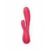 Nabíjací, vodotesný smart vibrátor Satisfyer Mono Flex červený
