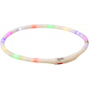 TRIXIE Flash USB svítící silikonový obojek, XS-XL: 70 cm / 10 mm, multicolor