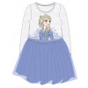 Frozen - licencia Dievčenské šaty - Frozen 5223B253, svetlo šedý melír / fialková Farba: Fialková, Veľkosť: 92