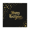 Servítky na Silvestra Šťastný Nový Rok 33cm 10ks