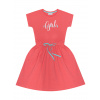 Dievčenské šaty - WINKIKI WTG 01802, lososová Farba: Lososová, Veľkosť: 146