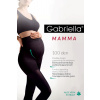 Gabriella Mamma 100 den Veľkosť: 4 (L)-/Výška 170-176/-/Obvod bokov 106-120/, Farba: čierna