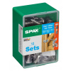 Spax Sada skrutiek do dreva so spojkou 7x35mm 12ks + bit T30