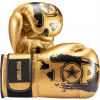 TOP TEN Boxing gloves “Power Ink Golden Star” - white-gold, 10 oz Color: Gold - Black, Gloves weight: 16 oz, Gloves cut: Standard
