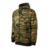 MALFINI CAMO ZIPPERC 19 Mikina pánska, camouflage gray C193215 L 33 camouflage brown