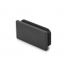 Obdélníková záslepka ELESA+GANTER 50 x 100 x 1.5 - 4.5 mm, PE, černá