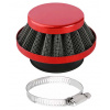 Športový vzduchový filter minibike, minicross, štvorkolka - červená