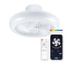 Craftenwood Stropný ventilátor so svetlom KSIX Siroco G (3000k - 6500k)