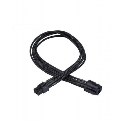 AKASA prodlužovací kabel pro VGA FLEXA V6 6pin (M) na 6pin (F) / AK-CBPW07-40BK / černý / 40cm (AK-CBPW07-40BK)
