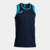 CANCHA SLEEVELESS SHIRT ORANGE basketbalový dres tmavá námornícka-tyrkysová 5XS