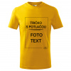 Detské tričko s potlačou Žltá 10 let (146cm)