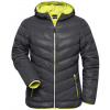 James&Nicholson Dámska páperová bunda JN1059 Carbon L