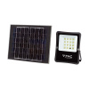 V-TAC LED solárny reflektor 6,7W so solárnym panelom 12W, 1200LM, 10000mAh, 100° Farba svetla: Denná biela