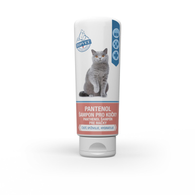 Pantenol šampon pro kočky 200 ml Topvet GREEN IDEA