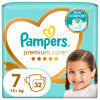 Plienky Pampers Premium Care Veľkosť 7, 32 ks