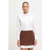 Šaty Patrizia Pepe biela farba, mini, rovný strih, 8A1562 A623 8A1562.A623 40