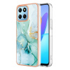 Gumený kryt Marble na Honor X8 5G/X6 - Tyrkysová
