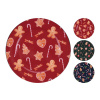 Tanier 33cm VIANOČNÝ plastový, a dekorov - mix variantov či farieb