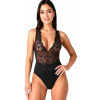 Čipkované body Charming Touch Black, L