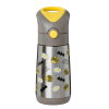 B.box Nerezová termofľaša so slamkou 350 ml Batman