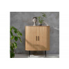 Furniria Dizajnová skrinka Vasiliy 118 cm prírodný dub