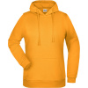 James & Nicholson Mikina JN 795 s kapucí, dámská COT02079503113-gold yellow 3XL Žlutá zlatavě