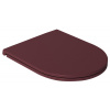 Isvea INFINITY WC sedátko SLIM, Soft Close, Easy Take, matná maroon Red 40KF0543I-S