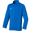 Mikina - Puma Detská mikina veľkosti 176 modrá rukáv (Mikina chlapcov Puma Sideline pre zips [655947 02])