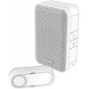 Honeywell Home DC311E Bezdrôtový zvonček série 3, 4 zvonenia, prenosná základňa biela