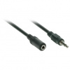 JACK audio kábel, JACK 3,5mm konektor - JACK 3,5mm zdierka 1,8m KPO2744-1-8