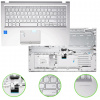 Palmrest +SK/CZ klávesnica Asus Vivobook X515E X515 X515J X5100EA