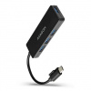 AXAGON HUE-G1C 4x USB3.2 Gen 1 SLIM hub w. 14cm USB-C cable