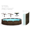 Bestway Steel Pro Max Rattan 3,66 x 1 m 56709 + Kartušová filtrácia + Schodíky