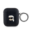 Karl Lagerfeld PU Embossed Karl Head Puzdro na AirPods 1/2 KLA2PGKIPK
