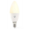 Nedis SmartLife sviečka, Wi-Fi, E14, 470 lm, 4.9 W, RGB / Teplá studená biela WIFILRC10E14