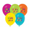 Godan Latexové balóny Happy Birthday Hviezdičky