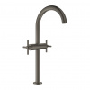 GROHE Atrio - Umývadlová 1-otvorová batéria, veľkosť XL, kartáčovaný Hard Graphite 21044AL3
